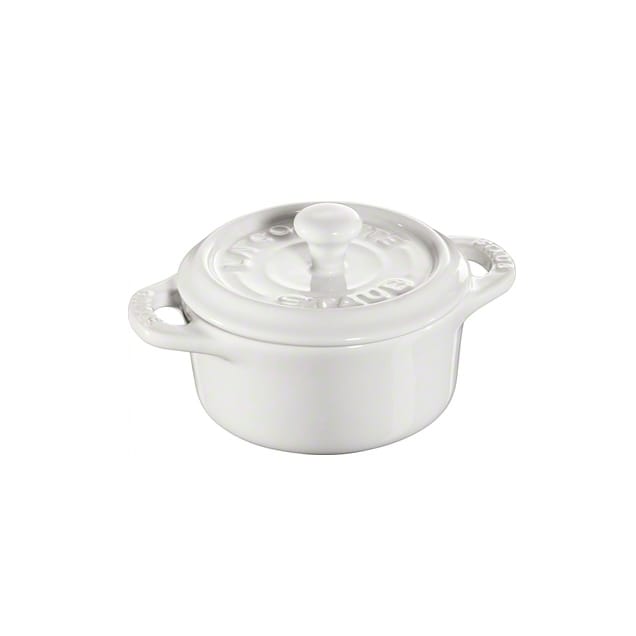 Miniolla Staub redonda 0,2 l - blanco - STAUB