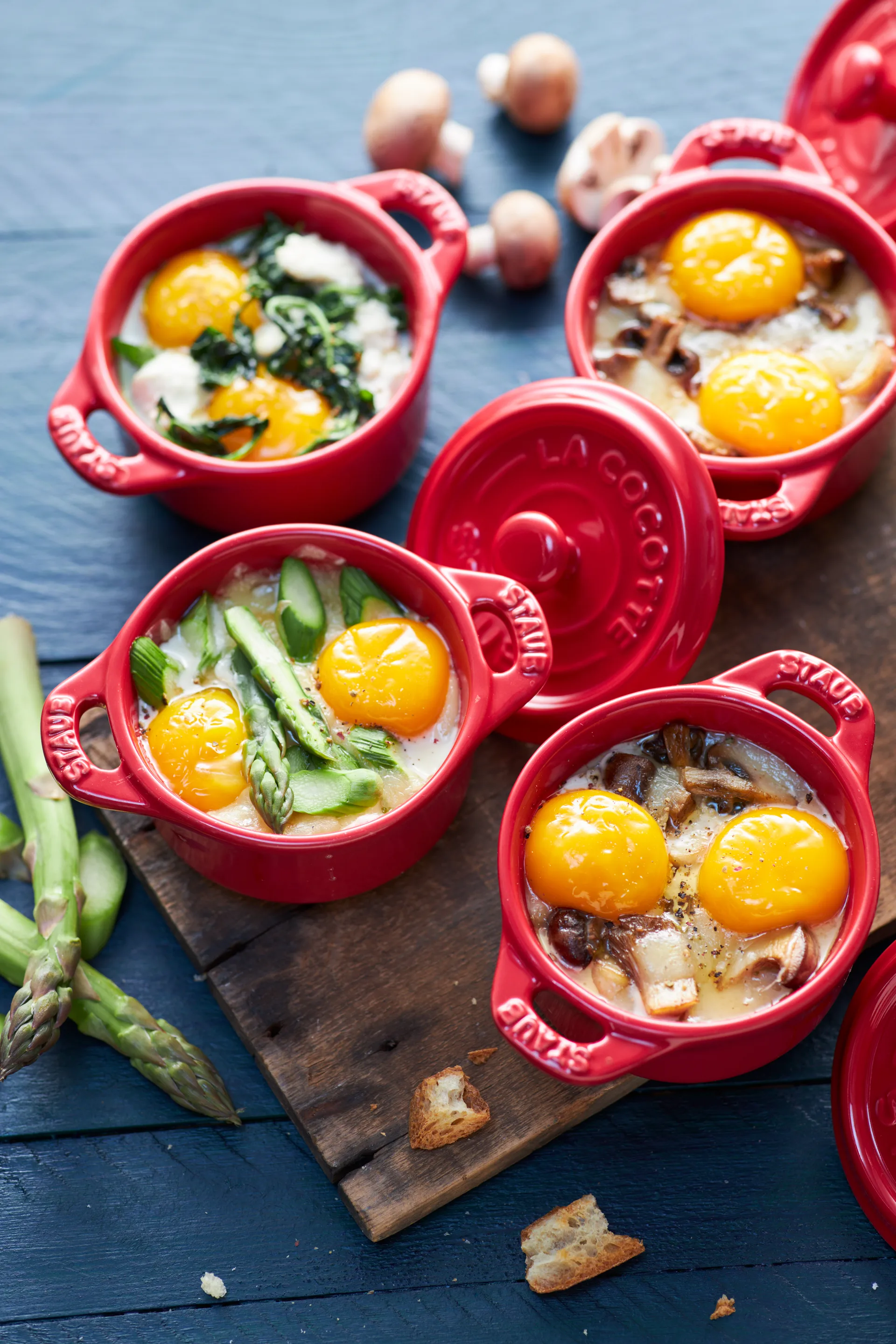 Miniolla Staub redonda 0,2 l, rojo STAUB