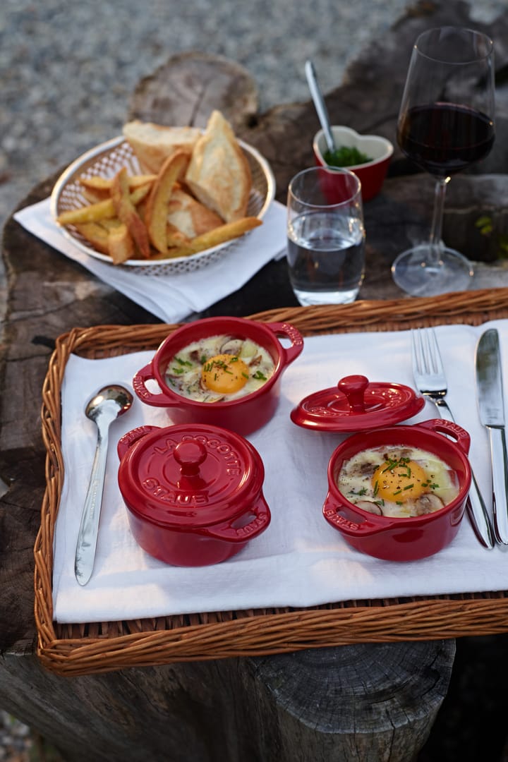 Miniolla Staub redonda 0,2 l, rojo STAUB
