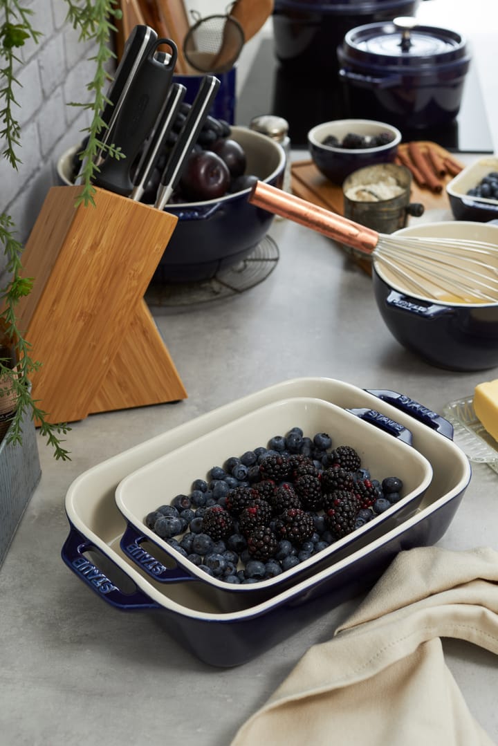 Molde de horno Staub rectangular 27 x 20 cm, azul STAUB