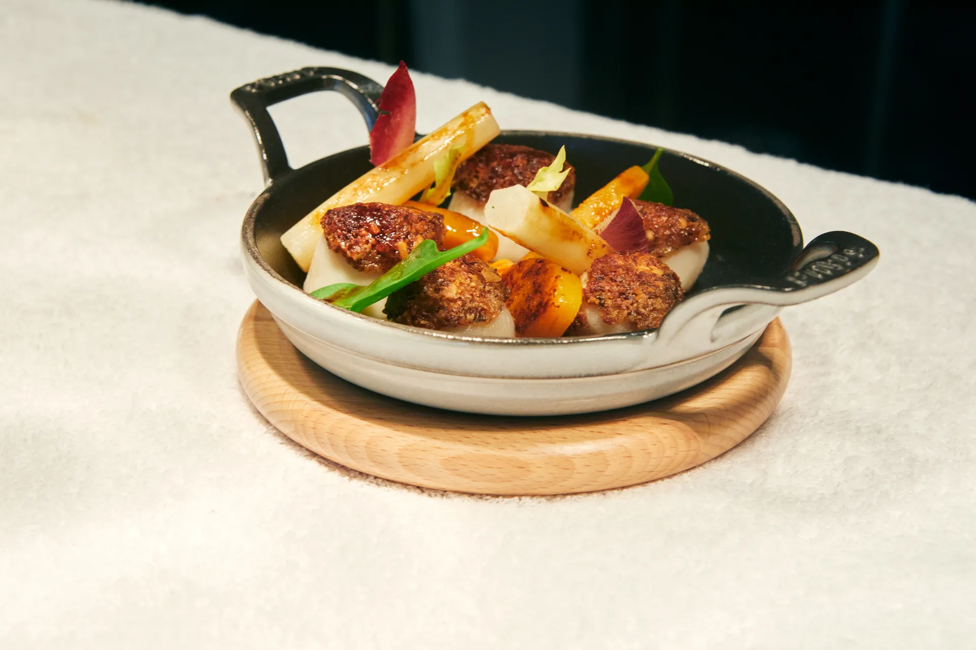 Molde para horno de hierro fundido Staub redondo Ø12 cm, Gris grafito STAUB