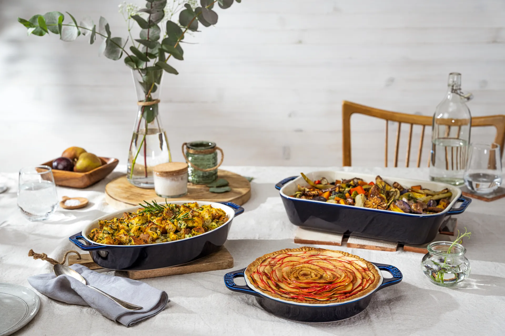 Molde para tartas Staub Ceramic Ø24 cm, Azul oscuro STAUB