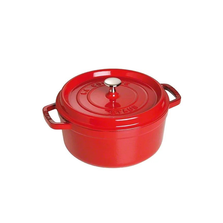 Olla de hierro fundido Staub redonda 3,8 l, rojo STAUB