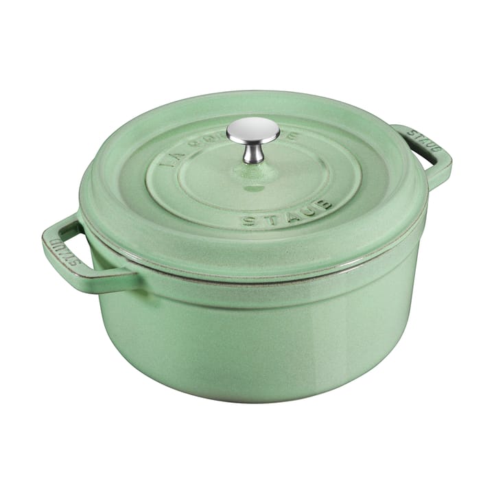 Olla de hierro fundido Staub redonda 3,8 l - Salvia - STAUB