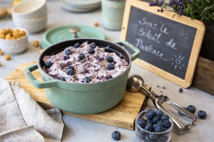 Olla de hierro fundido Staub redonda 3,8 l, Salvia STAUB