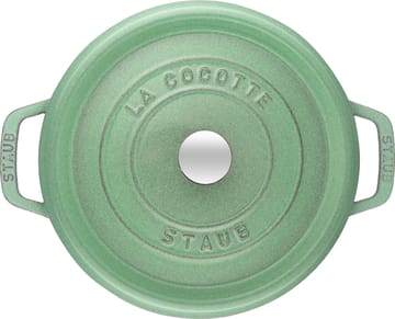 Olla de hierro fundido Staub redonda 3,8 l - Salvia - STAUB