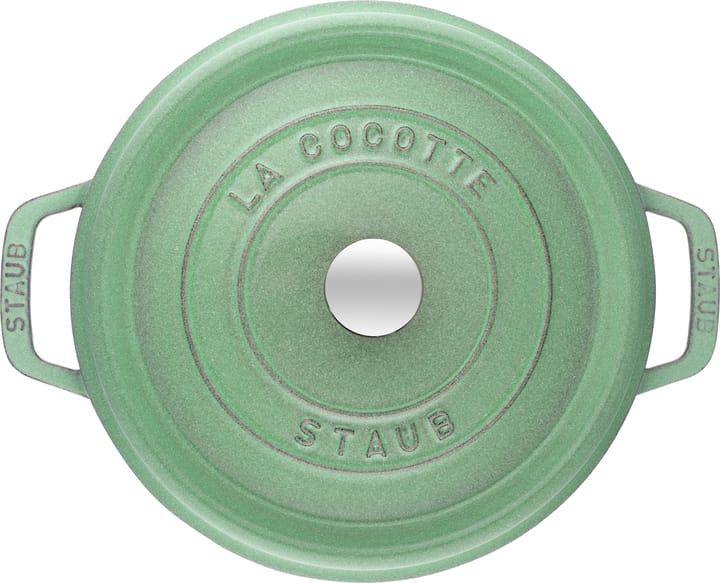Olla de hierro fundido Staub redonda 3,8 l, Salvia STAUB