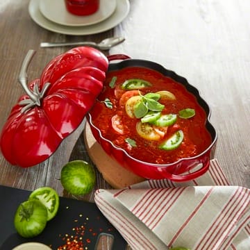 Olla de tomate de hierro fundido Staub 2,9 l - rojo - STAUB