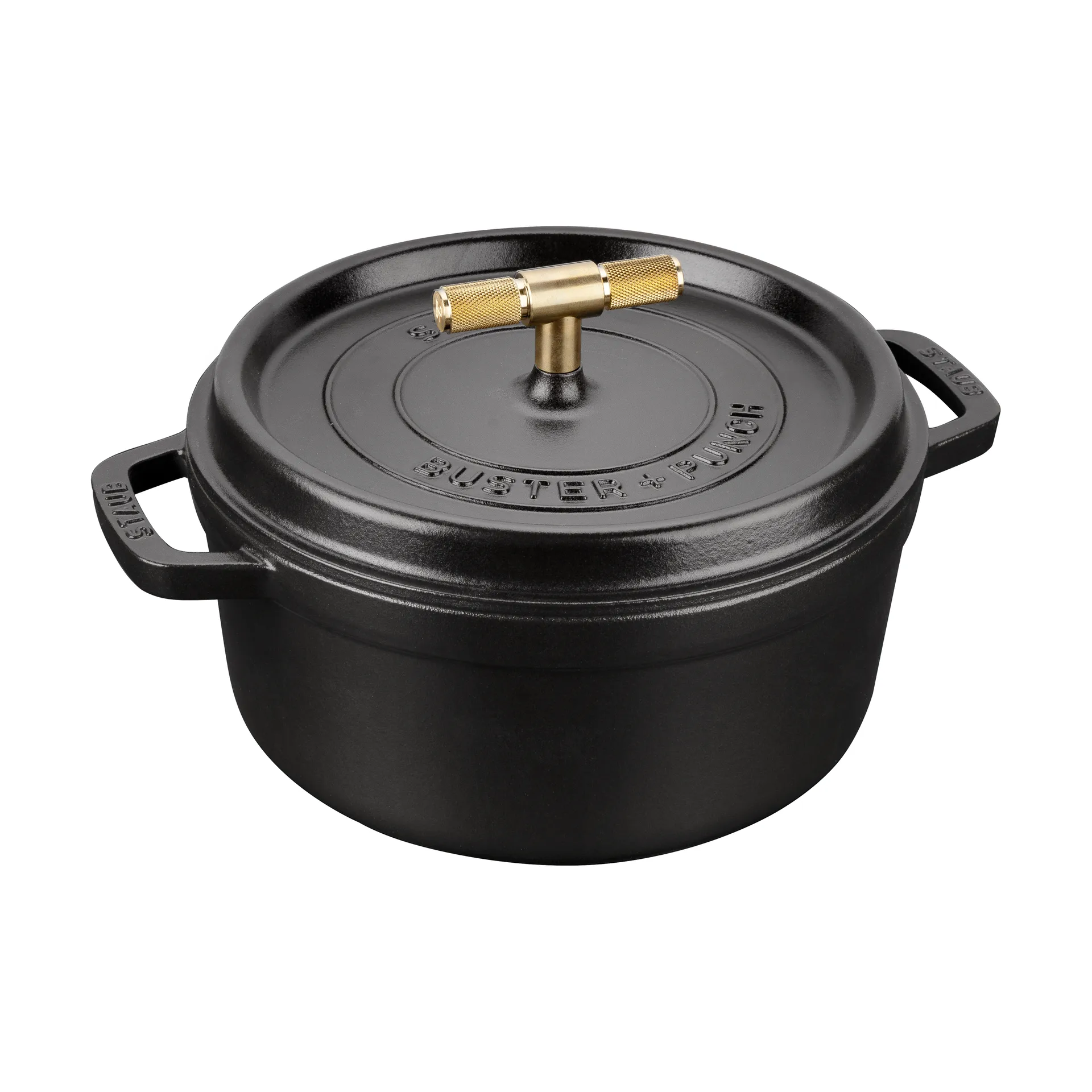 Olla hierro fundido Buster & Punch latón, 3,8 L STAUB