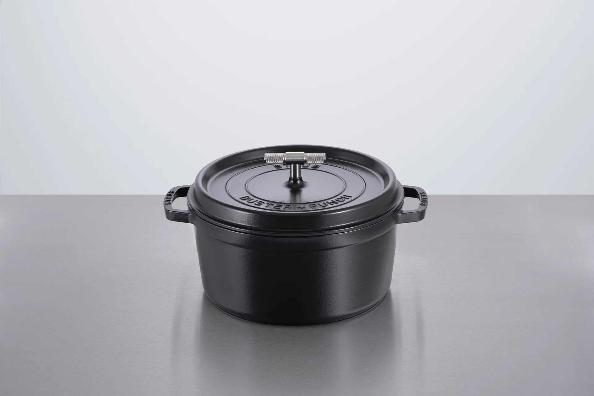Olla hierro fundido Buster & Punsch acero inoxidable, 6,75 L STAUB
