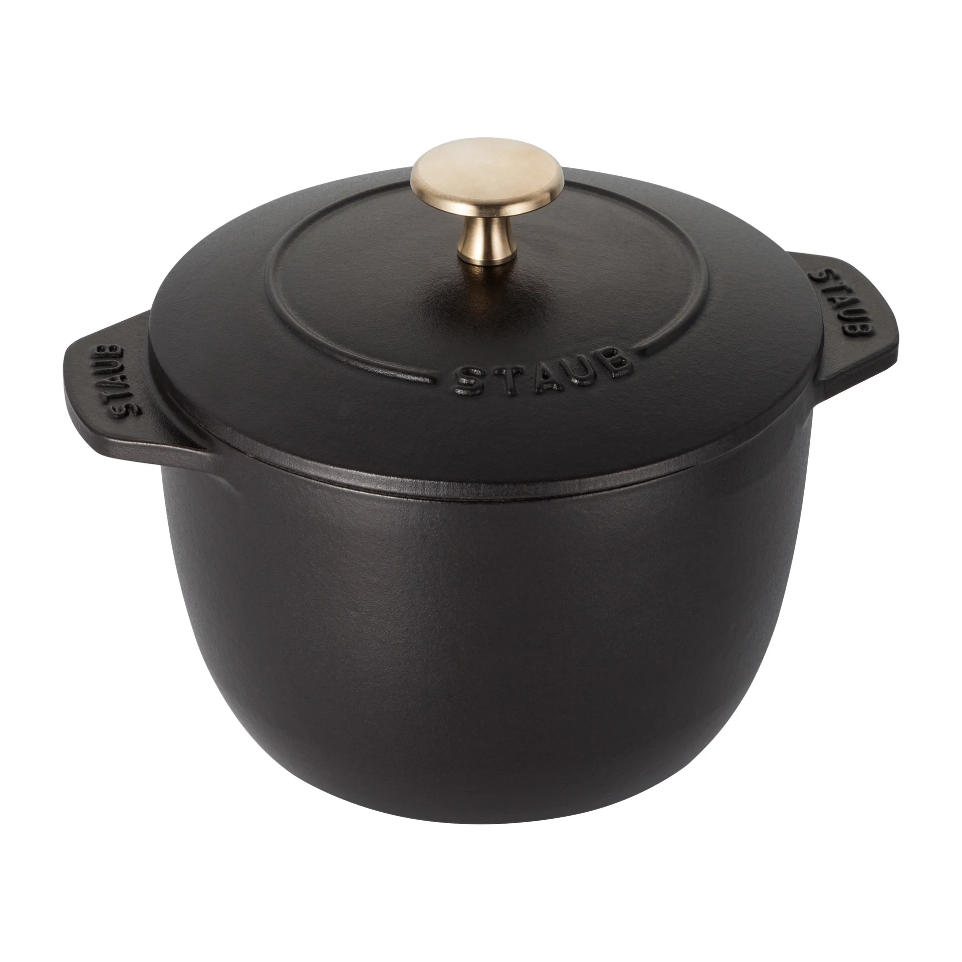 Olla hierro fundido Rice cocotte 1,6 L, negro STAUB