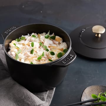 Olla hierro fundido Rice cocotte 1,6 L - negro - STAUB