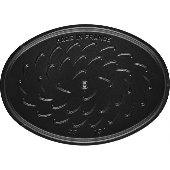 Olla La Mer ovalada, tres capas de esmalte, 32 cm STAUB