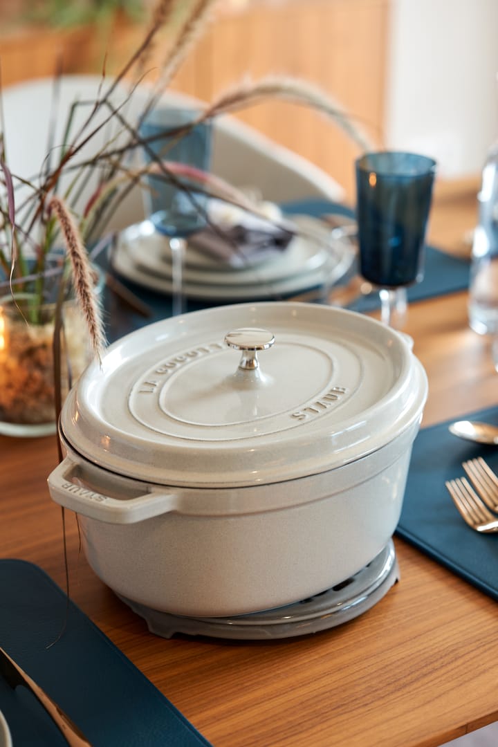 Olla ovalada Staub White Truffle, 5,5 l STAUB