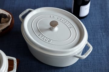 Olla ovalada Staub White Truffle - 8 l - STAUB