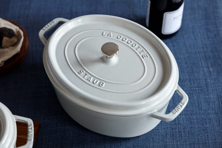 Olla ovalada Staub White Truffle, 8 l STAUB