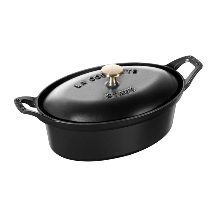 Olla ovalada Vintage La Coquette 1,7 L, negro STAUB