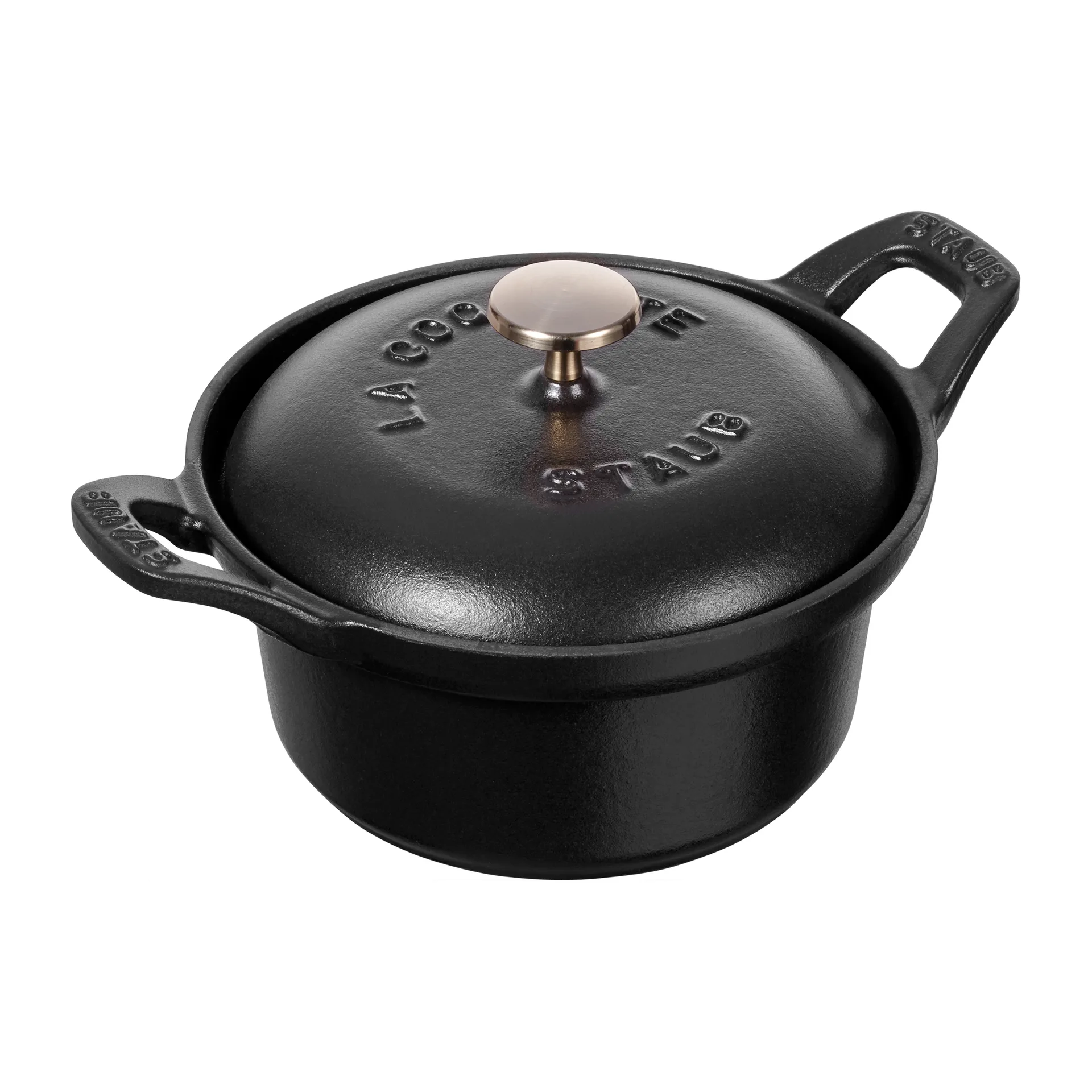 STAUB Olla redonda Vintage La Coquette 0,5 L negro | Decoración & Diseño Nórdico | Ollas | Negro