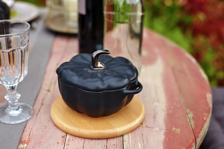 Olla Staub calabaza en gres negro, 0,7 L STAUB