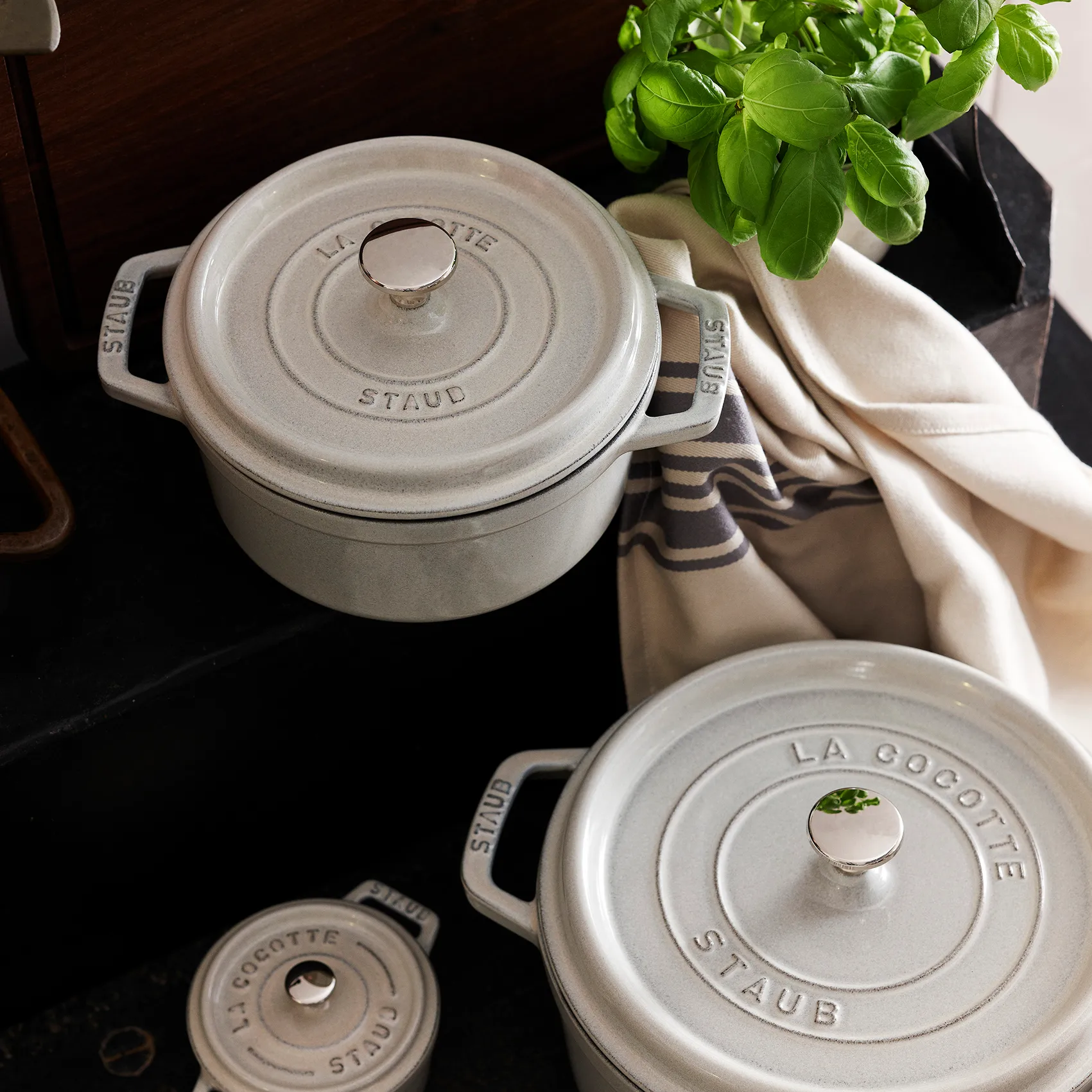 Olla Staub White Truffle, 0,25 l STAUB