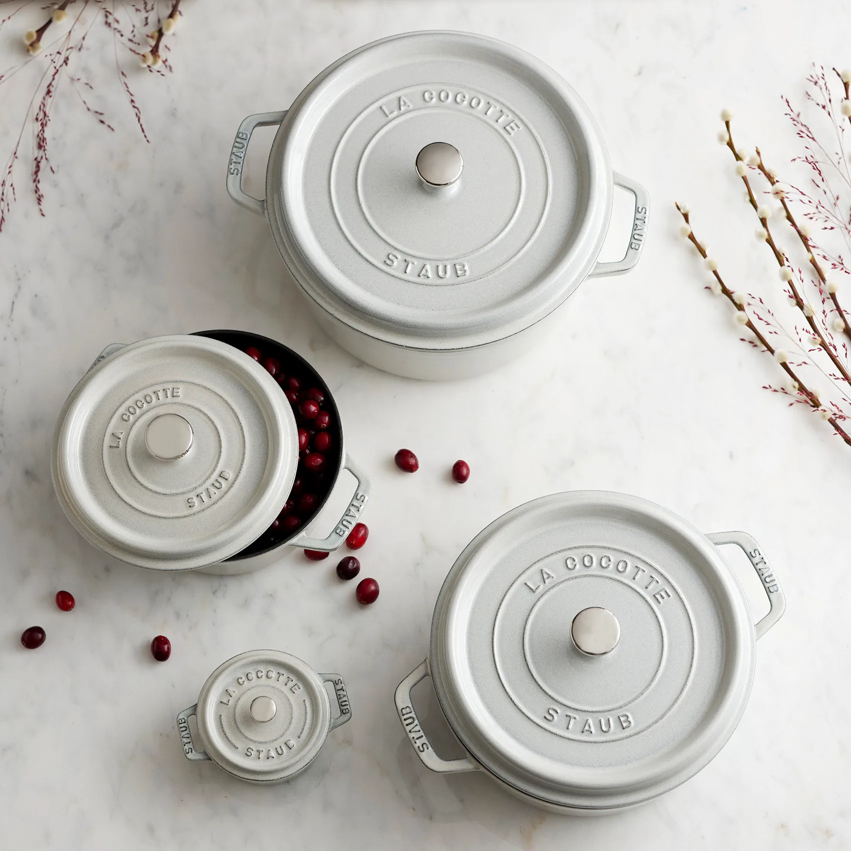 Olla Staub White Truffle, 2,2 l STAUB