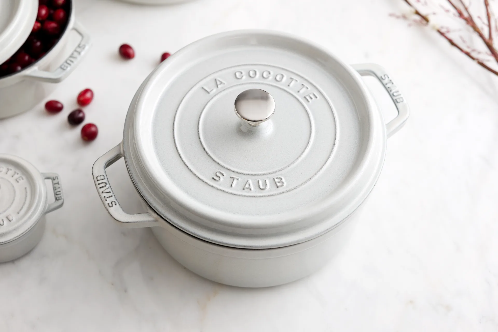 Olla Staub White Truffle, 5,2 l STAUB