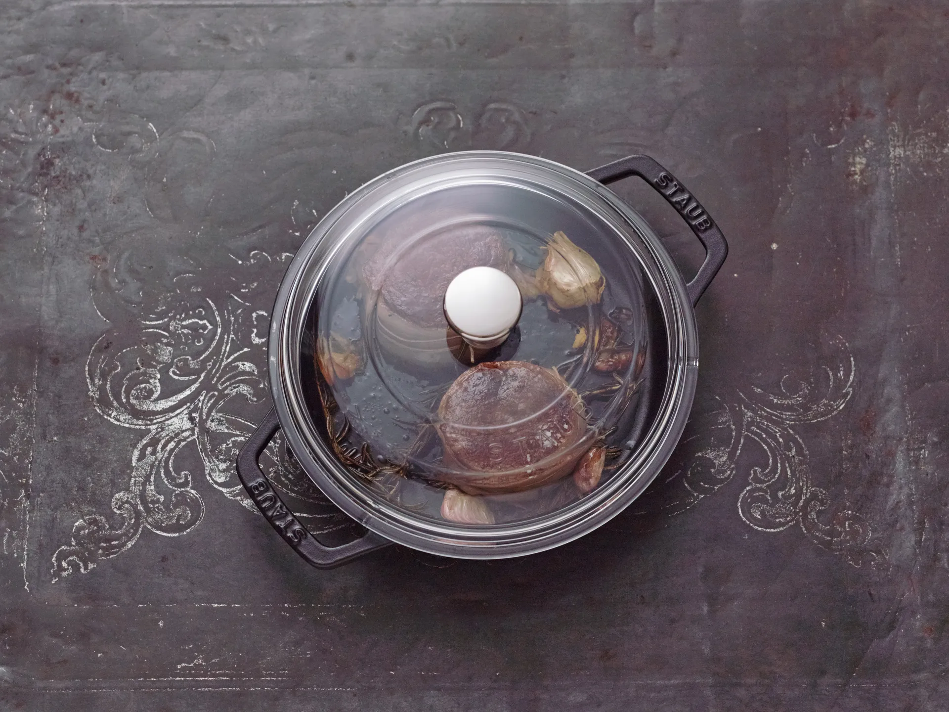 Paella de hierro fundido Staub con 2 asas negra, Ø20 cm STAUB