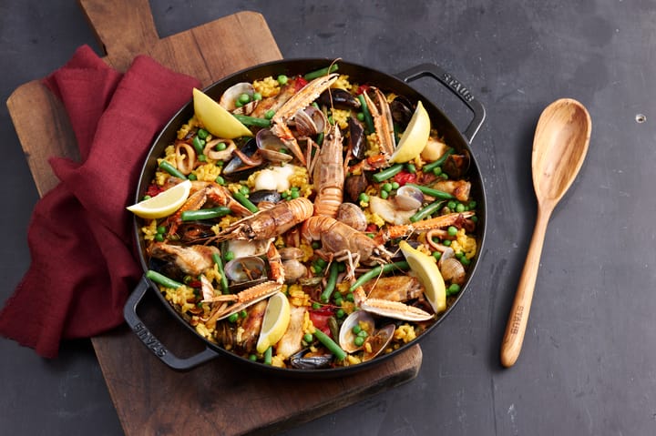 Paella de hierro fundido Staub con 2 asas negra, Ø26 cm STAUB