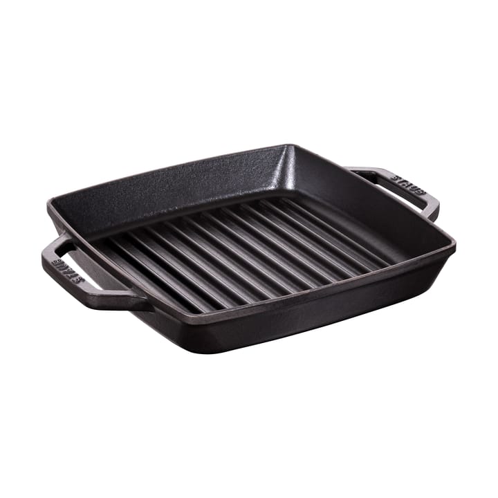 Parrilla de hierro fundido Staub Pure cuadrada negra - 23 cm - STAUB