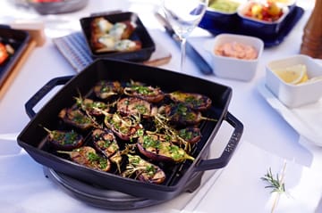 Parrilla de hierro fundido Staub Pure cuadrada negra - 28 cm - STAUB