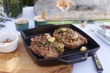Parrilla de hierro fundido Staub Pure cuadrada negra - 28 cm - STAUB