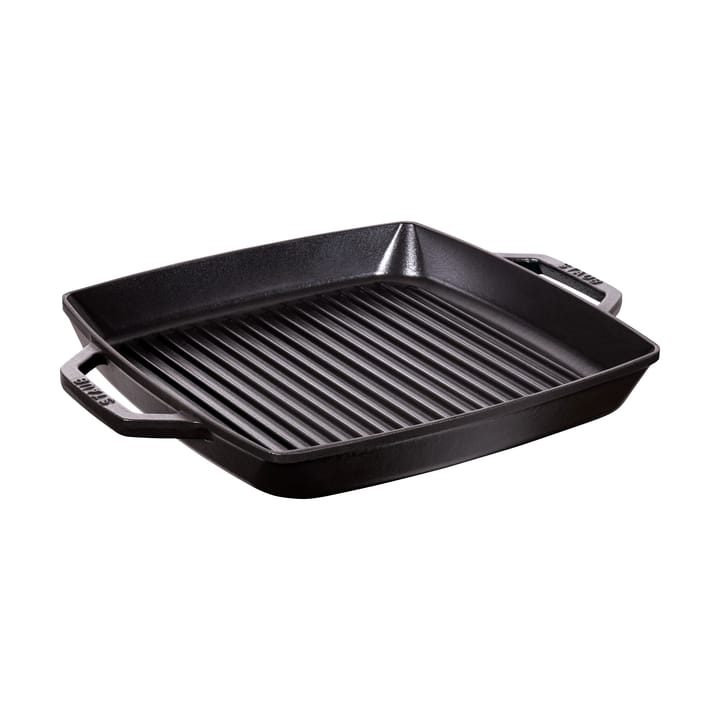 Parrilla de hierro fundido Staub Pure cuadrada negra - 33 cm - STAUB