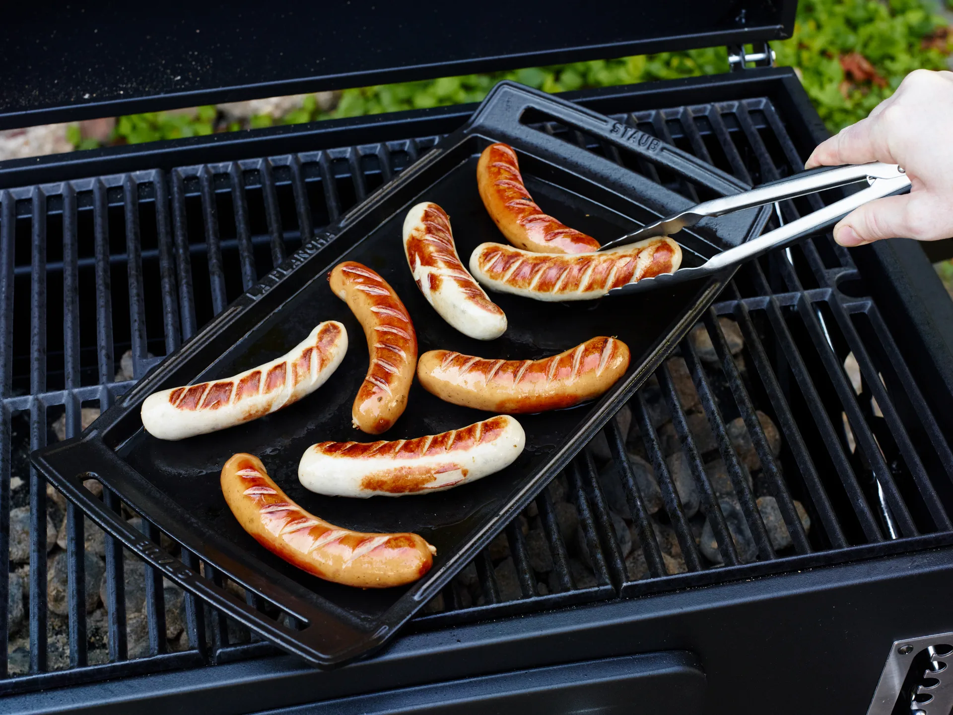 Plancha Staub Teppanyaki con asas 38x25 cm, Negro STAUB