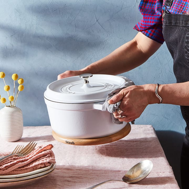 Salvamanteles magnético Staub ovalado haya, 23 cm STAUB