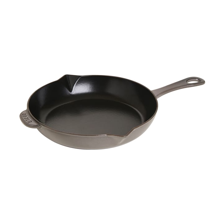 Sartén de hierro fundido Staub con pico de vertido Ø26 cm - Gris grafito - STAUB