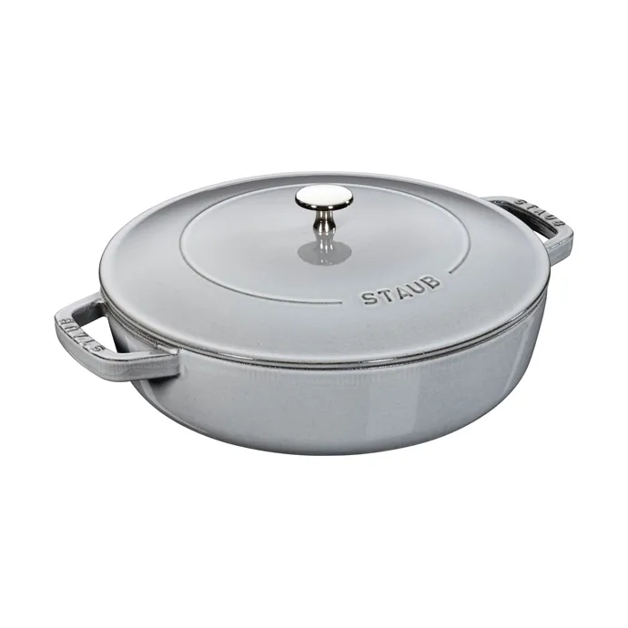 Sartén de saltear Chistera Ø28 cm 3,7 L, gris STAUB