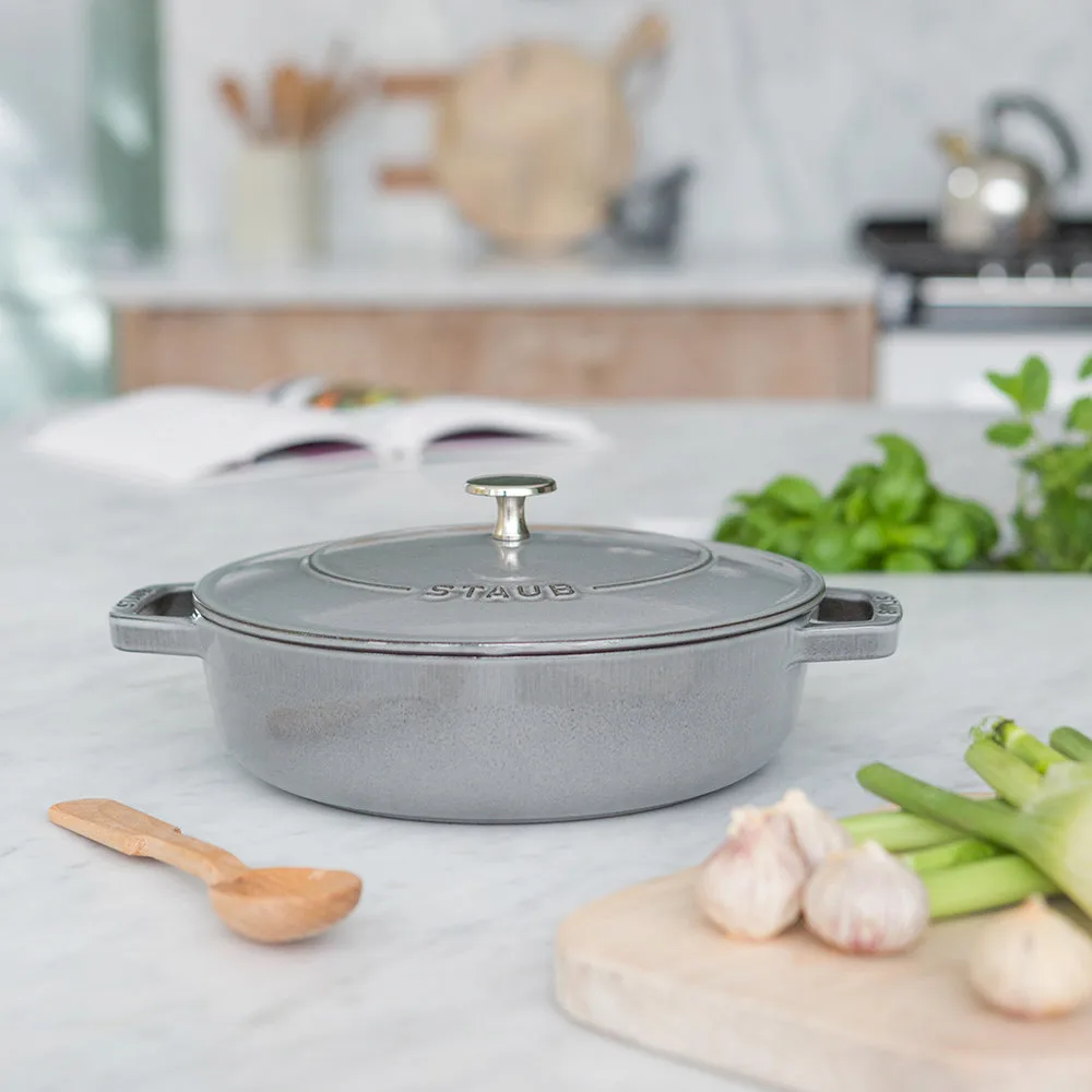 Sartén de saltear Chistera Ø28 cm 3,7 L, gris STAUB