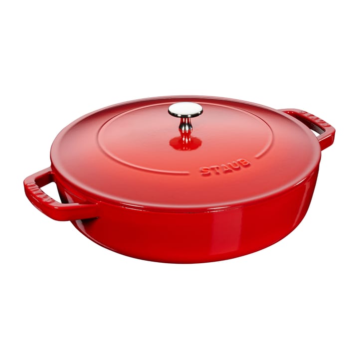 Sartén de saltear Chistera Ø28 cm 3,7 L - rojo - STAUB