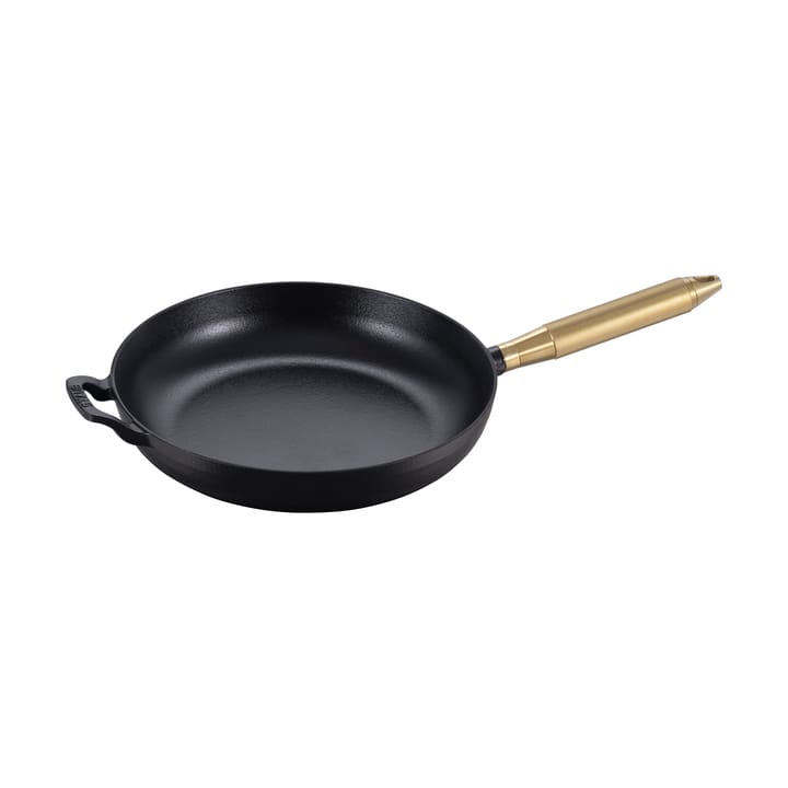 Sartén hierro fundido Buster & Punch negro Ø28 cm - Asa de latón - STAUB