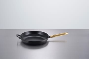 Sartén hierro fundido Buster & Punch negro Ø28 cm - Asa de latón - STAUB