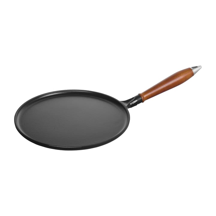 Sartén para crepes con mango de madera Vintage Ø28 cm - negro - STAUB