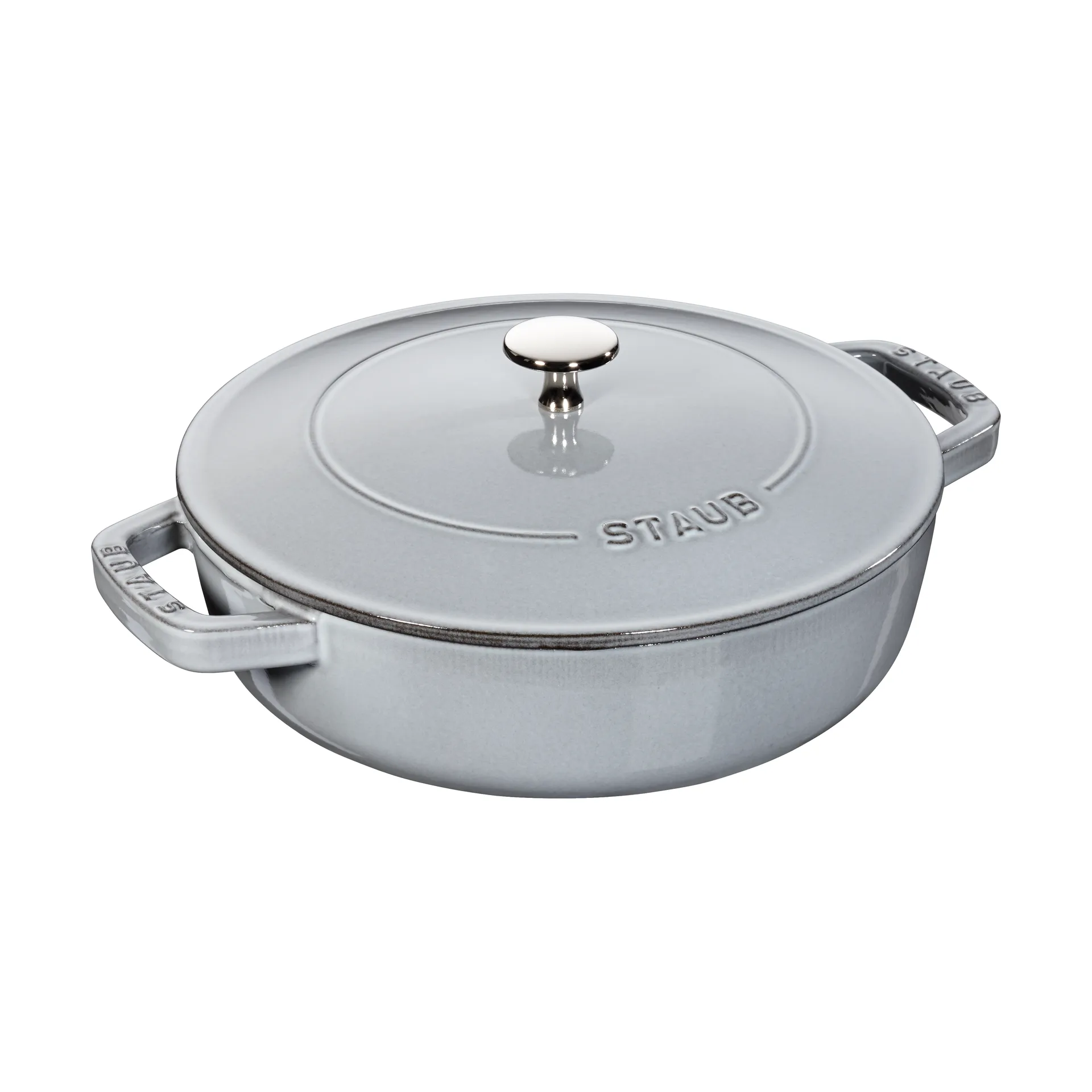 Sartén para saltear Staub Chistera de hierro fundido Ø24 cm, Gris grafito STAUB