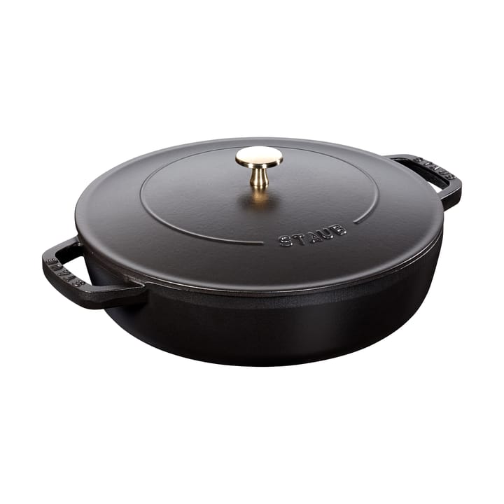 Sartén para saltear Staub Chistera de hierro fundido Ø24 cm - Negro - STAUB