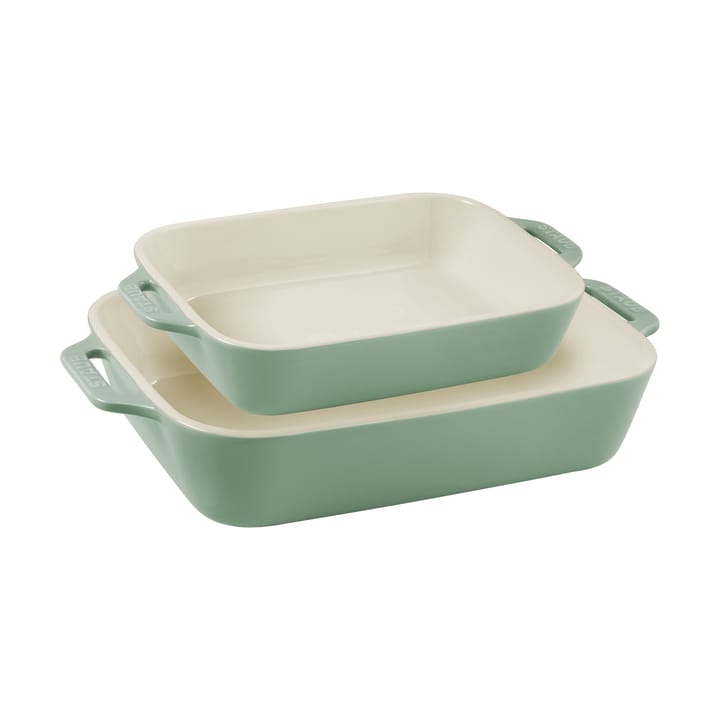 Set de bandejas para horno Staub de hierro fundido 2 piezas - Madera de eucalipto - STAUB