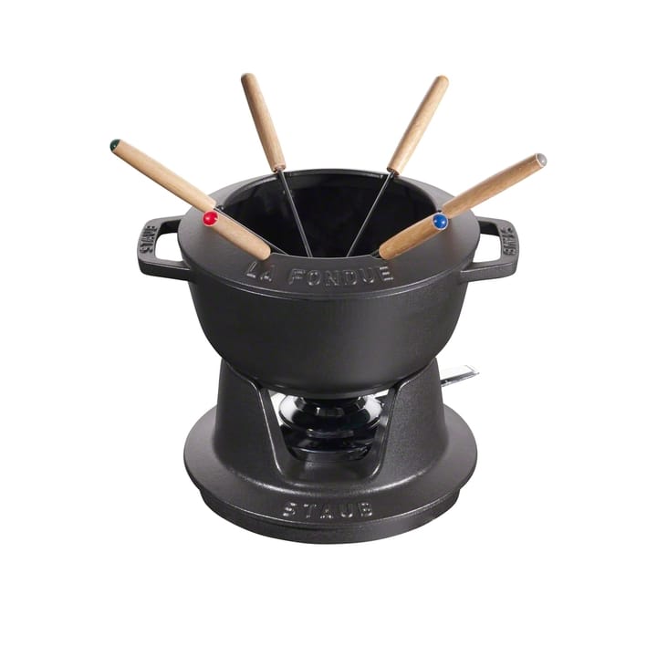 Set fondue Staub 1,65 l - negro - STAUB