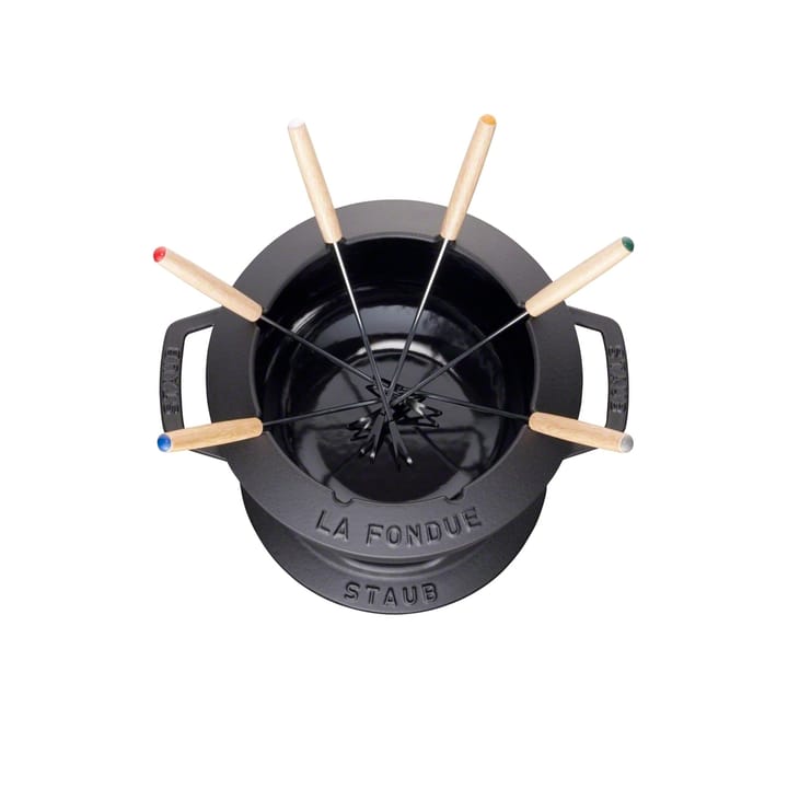 Set fondue Staub 1,65 l - negro - STAUB