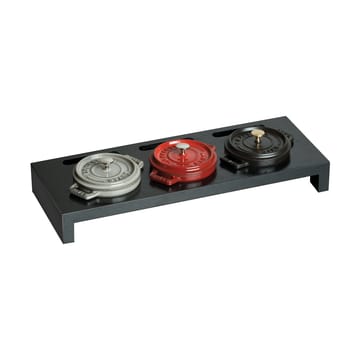 Soporte para servir Staub con 3 mini cacerolas - Negro - STAUB