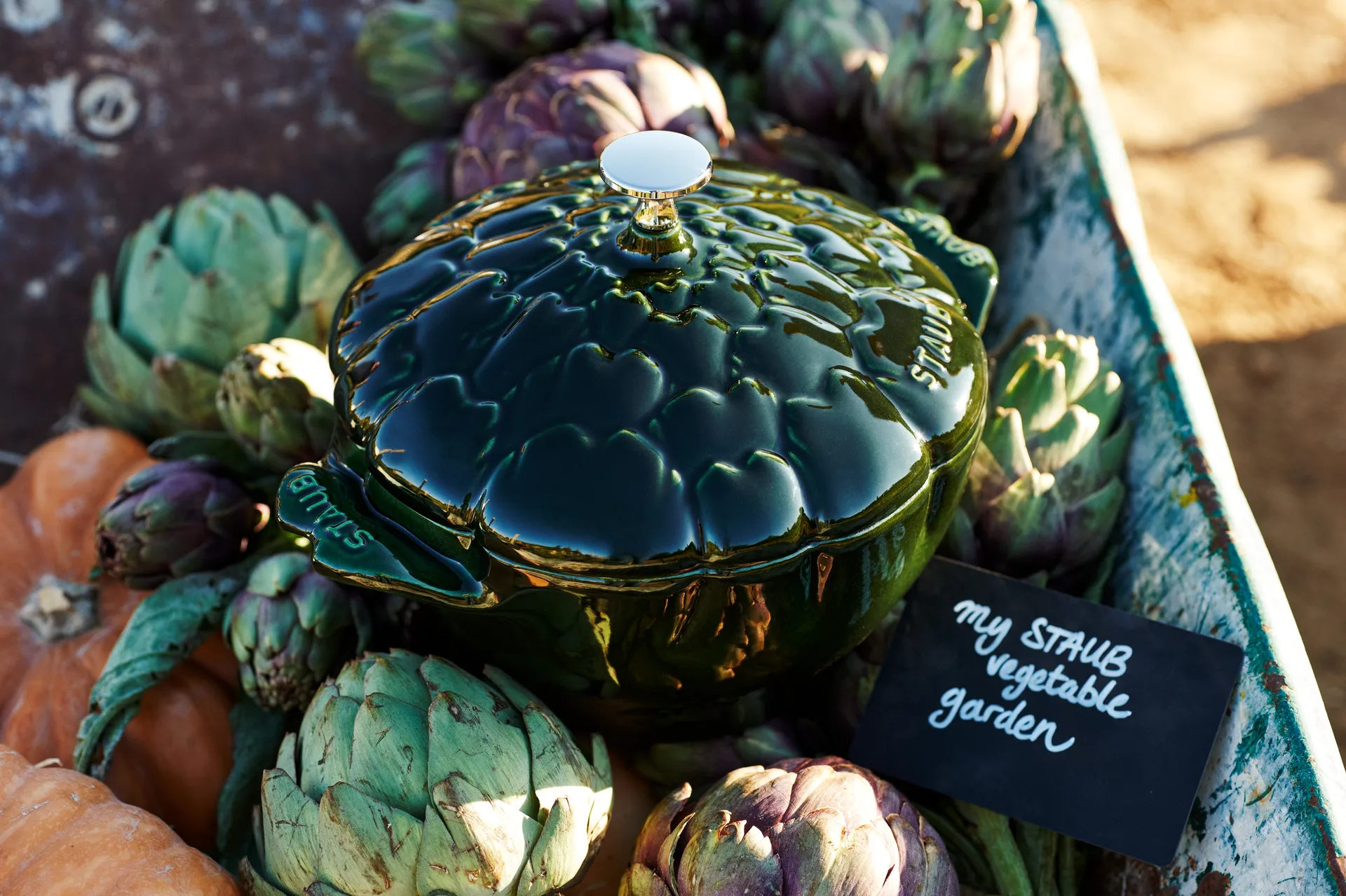 Staub La Cocotte de alcachofa 3 L, Verde albahaca STAUB