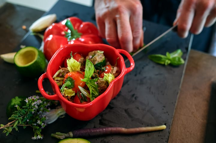 Staub mini cacerola pimiento 0,47 L, Orange-rojo STAUB