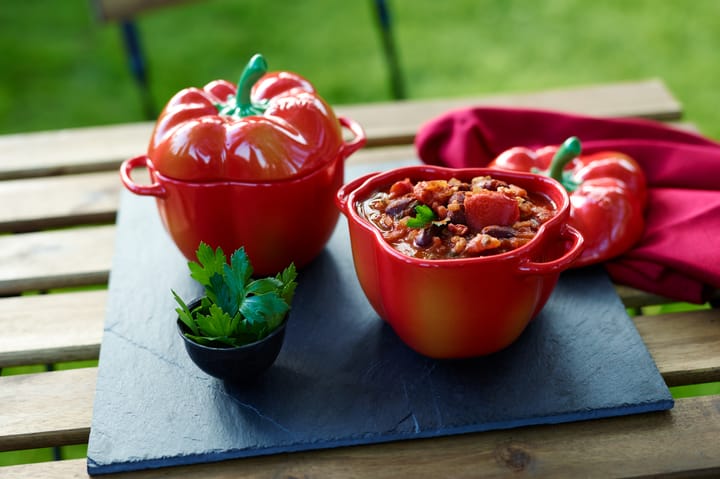 Staub mini cacerola pimiento 0,47 L, Orange-rojo STAUB